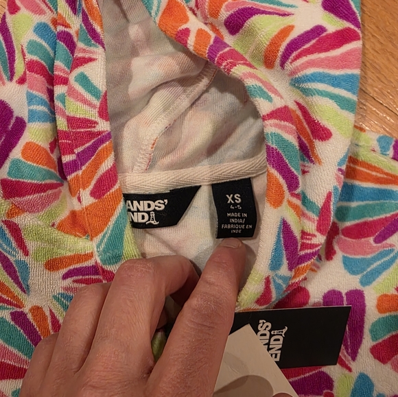 Lands' End Swim Hooded Coverup - Picture 2 of 3